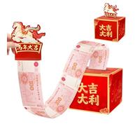 Pull Out Boxes for Money - Horse Year Cash Storage Pouch - Spring Festival Money Pull Box,for Teens Son Daughter Family Friends Men Women Boys Girls