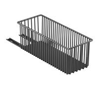 Pull Out Cabinet Drawers - Heavy Duty Metal Basket | 2 Tier Sliding Shelf with Easy Access Design, Multipurpose Storage Rack for Kitchen Pantry Closet Bathroom Bedroom Apartment Laundry Room