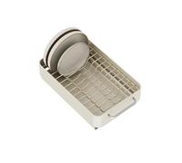 Pull Out Cabinet Organiser, Kitchen Cupboards Sink Dish Drainer Rack With Drip Tray, Pan Lid Holder With Draining Board Rack, Heavy D-uty Storage Slide Out Drawers Plate Rack for Cupboard, Living Room