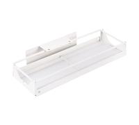 Pull Out Cabinet Organizer, Carbon Steel Under Sink Side Sliding Basket Slide Out Storage Shelf with Strong Adhesive for Kitchen Bathroom Pantry