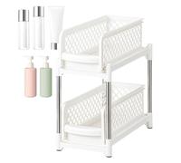 Pull Out Cabinet Shelf,Double-Layer Kitchen Cabinet Drawer | 2-Tier Bathroom Storage Organizer, Under Sink Organizers Storage Container