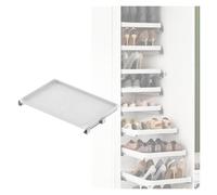 Pull Out Cabinet Soft Close Slide Out Shelf Drawer Shoe Storage With Rail Wardrobe Kitchen Bathroom nization(41x31.5cm)