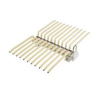Pull Out Clothes Hanger Rod Extendable Wardrobe Rail Tube Rod - Steel Pull Out Pants Rack Pants Hanger Bar 22 Arms, Extendable Closet Organizer Rack, 58.8 * 48.5cm Made in China