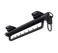 Pull Out Clothes Rail for Wardrobe Metal Coat Hanger, Adjustable 25cm-45.6cm Pants Hanger, Wardrobes Clothing Rail. Load Bearing 25kg (Size : 456mm/18inch) (Color : Black, Size : 25cm/9.8in)