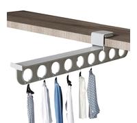 Pull Out Clothes Rail - Wardrobe Hanging Rail | Pull Down Clothes Rails | Retractable Closet Storage,Wardrobe Clothing RailTop Mount Telescopic Trousers Rack Rod Heavy Duty Closet Valet Rod Slide