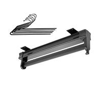 Pull-out Clothes Rail,Wardrobe Pull Out Storage Rack Hanging Rail, Coat rack Multifunctional Cabinet Inner Telescopic Pants Rack, Extendable Pant（41cm）
