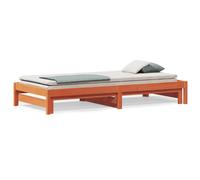 Pull-out Day Bed Bedroom Guest Sofa Bed Daybed Couch Solid Wood Pine vidaXL