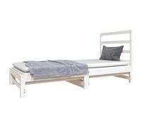 Pull-out Day Bed Bedroom Sofa Bed Guest Bed Sofa Couch Solid Wood Pine vidaXL