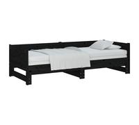 Pull-out Day Bed Wooden Sofa Bed Bedroom Guest Bed Solid Wood Pine vidaXL