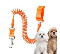 Pull-out Dog Lead with Rope - Reflective Heavy Duty Retractable | Hands-Free Exhaust Rope with Wristband | Suitable For Walking, Training, Running, Outdoor Activities, Hiking, Travel