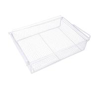 Pull-Out Drawer for Clothes, Metal Storage Basket, Under-Shelf Organizer, Space-Saving Solution for Cabinets and Wardrobes, Home Storage Solution