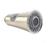 Pull-Out Kitchen Faucet Spray Head with Two-Stage Water Outlet, ABS Plastic Construction for Easy Installation and Rust Resistance(Brushed)