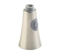 Pull-out Kitchen Faucet Spray Head With Two-stage Water Outlet, Abs Plastic Replacement Sprayer For General 4 Point Interface, Black Finish(Brushed)