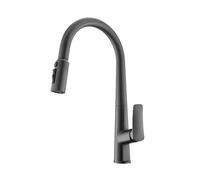 Pull Out Kitchen Sink Faucet with Dual Spout Water Filter for Pure Drinking Water G9/16 Connector Compatible Easy Installation Modern Design