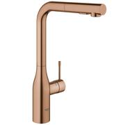 Pull Out Kitchen Tap Grohe Essence Brushed Warm Sunset