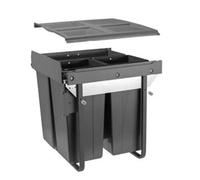 Pull Out Kitchen Waste/Recycle Soft Close Bin for 600mm Cabinet - Front Fixing Cabinets (34L + 2x17L)