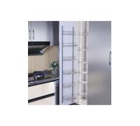 Pull-Out Metal Wire Basket Storage Rack Kitchen Cutlery Organizer, Adjustable Height The hot sale Silver One Size