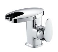 Pull Out Mixer tap, Faucet hot and Cold Water, taps for Bathroom Basin Brass, Single Lever with extendable 2 Functions Sprayer,Chrome