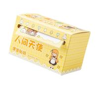 Pull Out Notes for Writing 70 Sheets Unlined Cartoon Note Memo Pad Adhesive Note Paper for School Office Suplies Office Desk Memo Pad