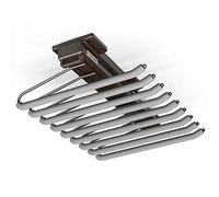 Pull Out Pants Hangers Trousers Rack, 47X34 cm Pull Out Pants Rack,Top Mount,Single Row Closet Pant Hangers,Multi-Function Organizers Rack,9 Steel Clothes Rail/Right Made in China