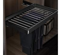 Pull Out Pants Hangers Trousers Rack Bar Closet Wardrobe for Hanging Clothes Organizers Space Saving and