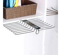 Pull Out Pants Hangers Trousers Rack, Extendable Pull Out Trousers Hanger Sliding Rail Clothes Trousers Rack Wardrobe Organizer Rack For Above 46cm Depth With 18/22 Steel Bars Made in China