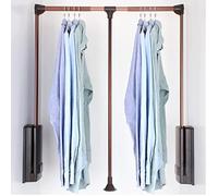 Pull Out Pants Hangers Trousers Rack Multifunctional Storage Hanging Rod Closet Extendable Wardrobe Rail Tube for Clothes Aqiong