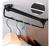 Pull Out Pants Hangers Trousers Rack Sliding Wardrobe Closet Rod Extendable Clothes Rail Heavy Duty Hanging For Storage War