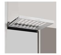 Pull-Out Pants Rack, Above Machine Drying Hidden Clothes Rack, Space Saving for Drying and Storing Clothes