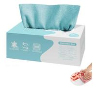 Pull-Out Reusable Super Absorbent Rags,Microfiber Cleaning Cloth 20 Pieces,Pull-Out Reusable Lint-Free,for Kitchen Bathroom Car Window Glass Furniture Dishes Washing Housekeeping (1, Blue)