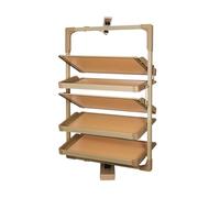 Pull-Out Shoe Rack Organizer For Closet, Adjustable Height 360° Rotating Metal Shoe Storage Cabinet, For Entryway And Mudroom Storage