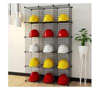 Pull Out Shoe Rack Rotating Stackable Pull-Out Storage Cabinet Vertical Shelf Organizer Adjustable，Metal Helmet Display Rack - 2/3/4/5 Tier Organizer for Baseball Hats, Helmets, Cowboy Hats,