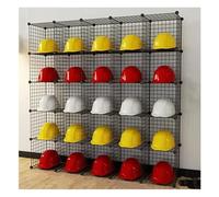 Pull Out Shoe Rack Rotating Stackable Pull-Out Storage Cabinet Vertical Shelf Organizer Adjustable，Metal Helmet Display Rack - 5 Tier Organizer for Baseball Hats, Hard Hats, Cowboy Hats & Sh