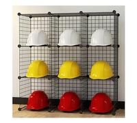 Pull Out Shoe Rack Rotating Stackable Pull-Out Storage Cabinet Vertical Shelf Organizer Adjustable，Metal Helmet Display Rack - 5-Tier Organizer for Baseball Hats, Hard Hats & Cowboy Hats - D