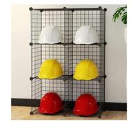 Pull Out Shoe Rack Rotating Stackable Pull-Out Storage Cabinet Vertical Shelf Organizer Adjustable，Metal Helmet Display Rack - 2/3/4/5 Tier Organizer for Baseball Caps, Hard Hats, Cowboy Hat
