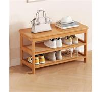 Pull Out Shoe Rack Rotating Stackable Pull-Out Storage Cabinet Vertical Shelf Organizer Adjustable,Shoe Cabinet w/3 Flip Drawers - Convenient Entryway Shoe Storage Rack O(Brass-25.6X12.6X17.3in)