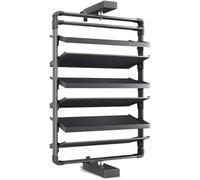 Pull-Out Shoe Rack, Stackable Organizer for Closet & Bedroom, Slim Entryway Storage Shelf, Maximize Space & Declutter Shoes