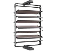 Pull-Out Shoe Rack, Stackable Organizer for Closet & Bedroom, Slim Entryway Storage Shelf, Maximize Space & Declutter Shoes