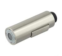 Pull Out Shower Head for Bathroom Tap and Kitchen Faucet ABS Material Compatible with Common Threads (Brushed)