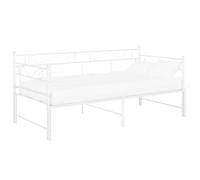 Pull-out Sofa Bed Frame Metal Sleepover Sofa Guest Bed Resting Daybed vidaXL