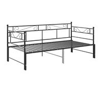 Pull-out Sofa Bed Frame Metal Sleepover Sofa Guest Bed Resting Daybed vidaXL
