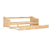 Vidaxl Pull-Out Sofa Bed Frame Without Mattress Pinewood 90X200 Cm