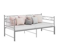 Pull-out Sofa Bed Frame Metal Sleepover Sofa Guest Bed Resting Daybed vidaXL