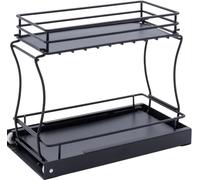 Pull-Out Spice Rack for Kitchen Cabinets - Expandable Organizer