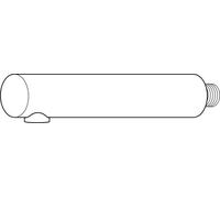 Pull-out Spout Villeroy and Boch 156mm Black Matt 96970506