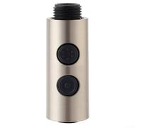 Pull Out Spray Head for Kitchen Faucet Replacement G1/2 Thread Dual Function Shower and Bubble Mode Sprayer (Brushed)