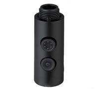 Pull Out Spray Head for Kitchen Faucet Replacement G1/2 Thread Dual Function Shower and Bubble Mode Sprayer (Black)