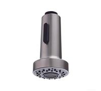 Pull Out Spray Head for Kitchen Sink Mixer Tap with Standard 1/2 Inch Connector, ABS Material and Dual Spray Modes Including Rain and Bubble for Kitchen Use (Brushed)