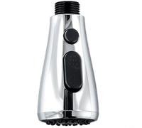 Pull Out Spray Kitchen Tap Head with Rain and Bubbling Spray Modes, ABS Engineering Plastic Construction, G1/2 Connection for Sink Basin Mixer Tap Replacement