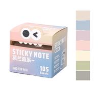 Pull Out Sticky Notes Pad for Writing 150 Sheets Pearlescent Note Paper Memo Pad Reminder On Fridges Computer Calender Sticky Notes